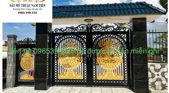 Cửa Sắt CNC 2 Cánh Đẹp 2026 | Mẫu Hiện Đại, Bền Đẹp