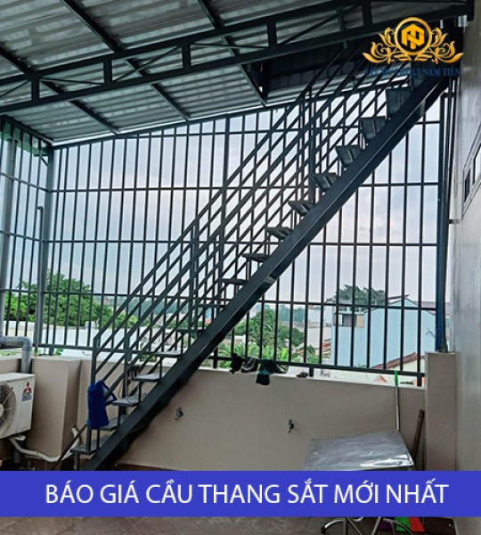 Bảng Báo Giá Cầu Thang Sắt Loại Mới Nhất