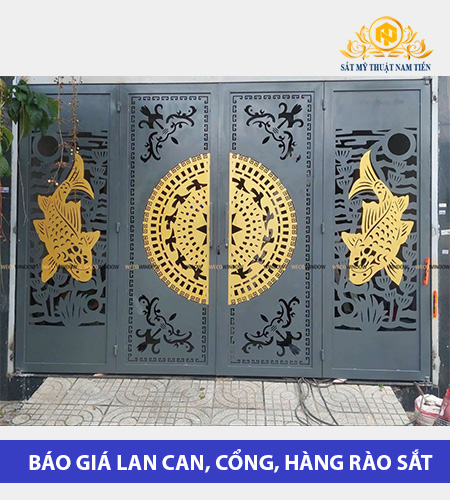 Báo Giá Làm Cửa Cổng, Hàng Rào, Lan Can Sắt Mới Nhất