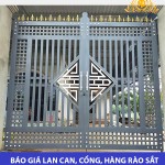 Báo Giá Làm Cửa Cổng, Hàng Rào, Lan Can Sắt Mới Nhất