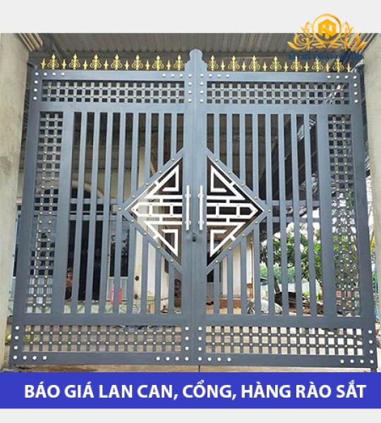 Báo Giá Làm Cửa Cổng, Hàng Rào, Lan Can Sắt Mới Nhất